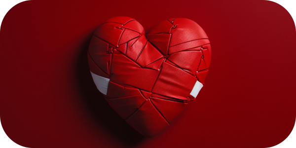 Uma imagem mostrando o efeito da cardiotoxicidade no coração.